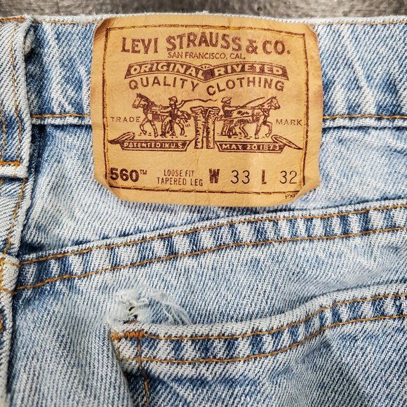 Levi's 560 Orange Tab 33x32